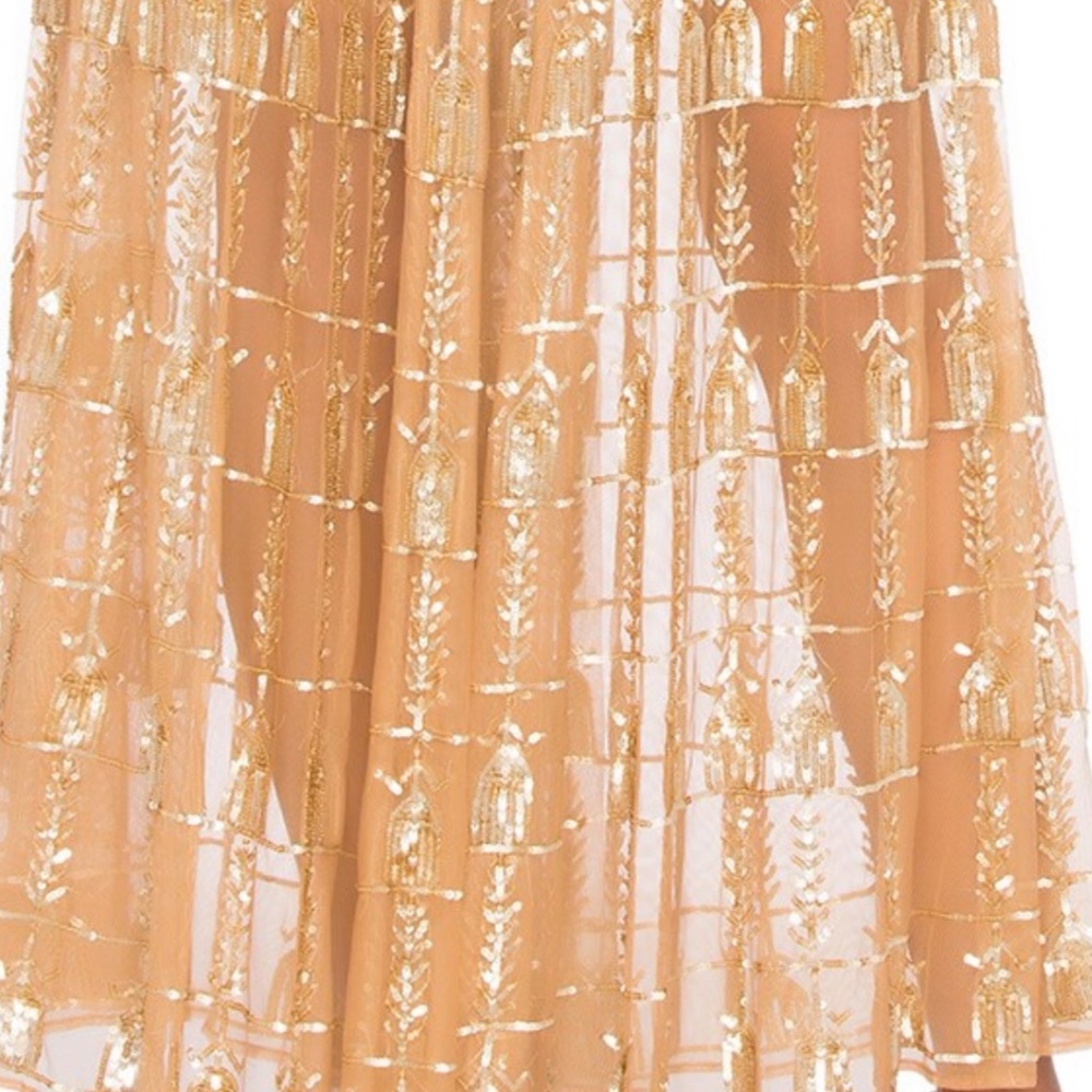 Tularose sheer sequin skirt size small